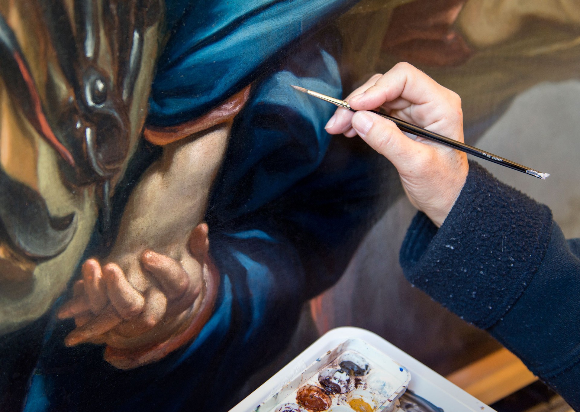 Conservation: painting surface